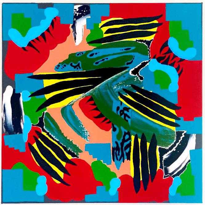 Square Abstract with Colours